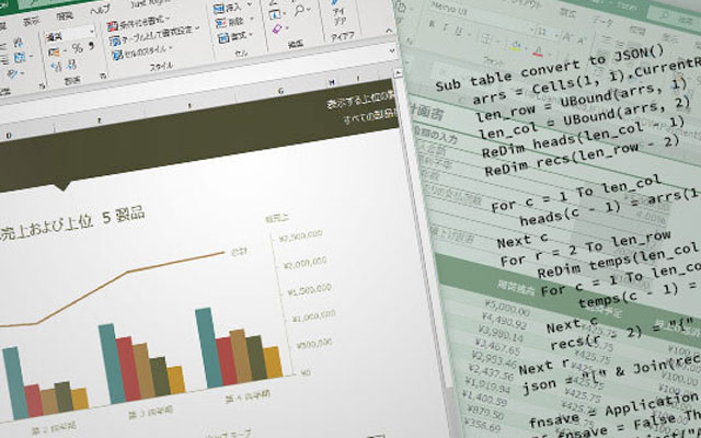 スキルレベルに応じた3種類のExcel VBA 研修のご提案